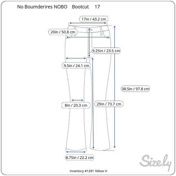 No Boundaries Nobo Black Womans Size 17 Cotton Blend Pants Bottcut - Picture 6 of 6